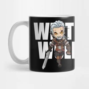 Geralt White Wolf Mug